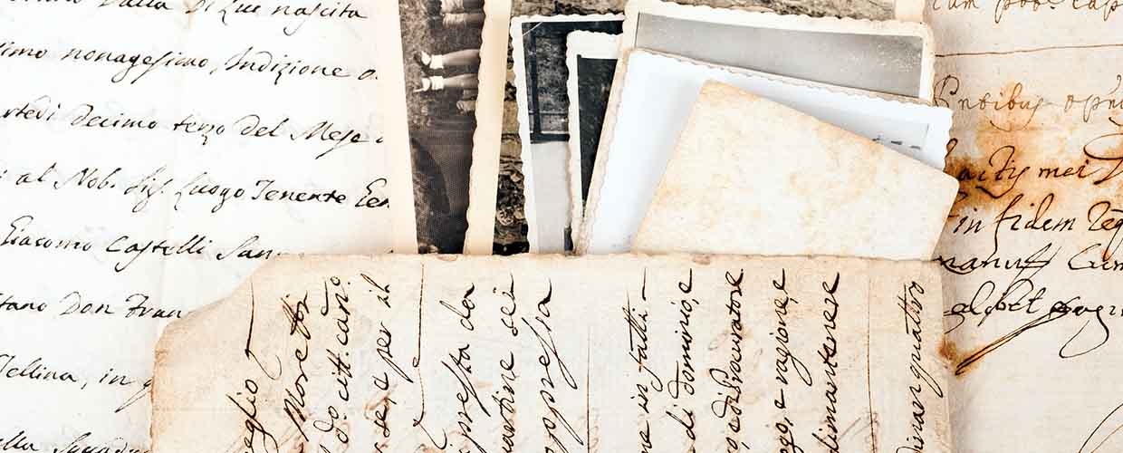 Historic Documents Require Careful Handling and Storage