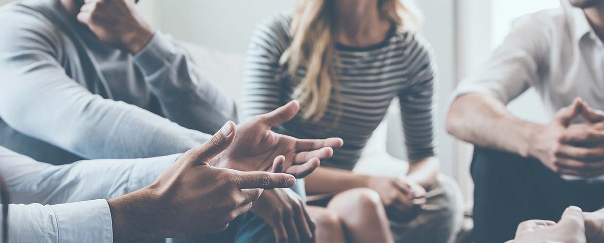 Support group scene